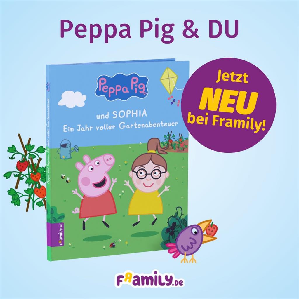 Abenteuer wartet: Erstelle personalisierte Peppa Pig Bücher mit Framily