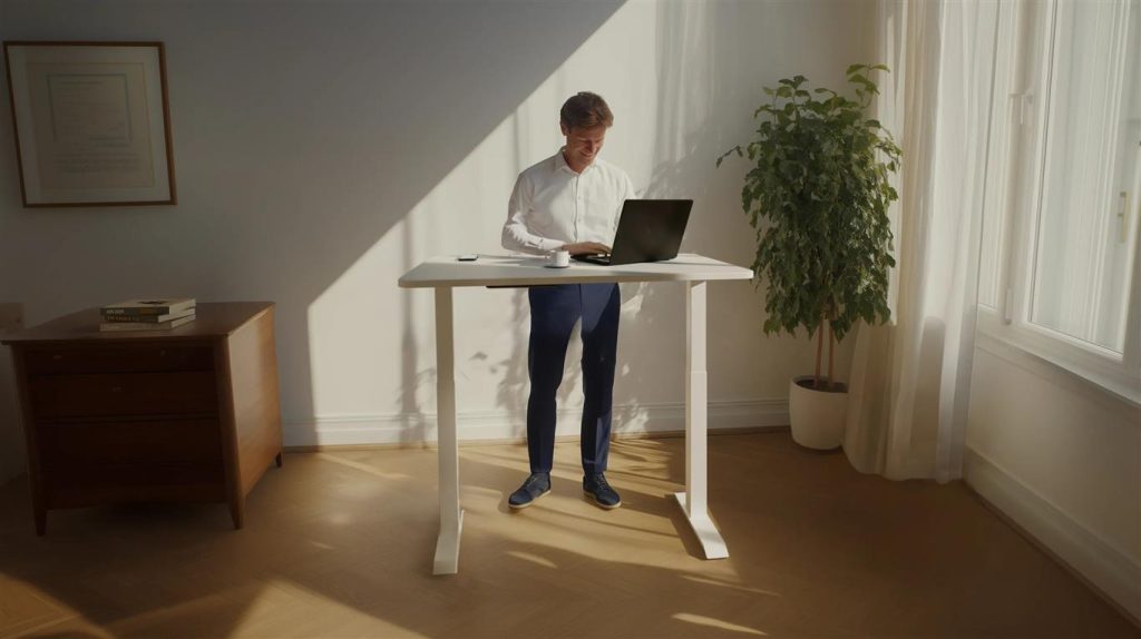 Optimieren Sie Ihren Arbeitsplatz: Der höhenverstellbare Schreibtisch von Desktronic
