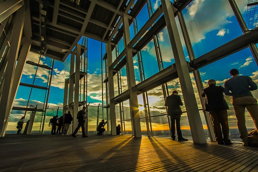 Rising above the heart of London, The View from The Shard offers one of the most spectacular observation experiences in the world. Located inside the iconic Shard skyscraper, the attraction allows visitors to witness breathtaking panoramic views of London’s skyline from one of the tallest buildings in Europe. Combining modern architecture, luxury experiences, and unforgettable scenery, The Shard has become one of London’s premier tourist attractions and event destinations.